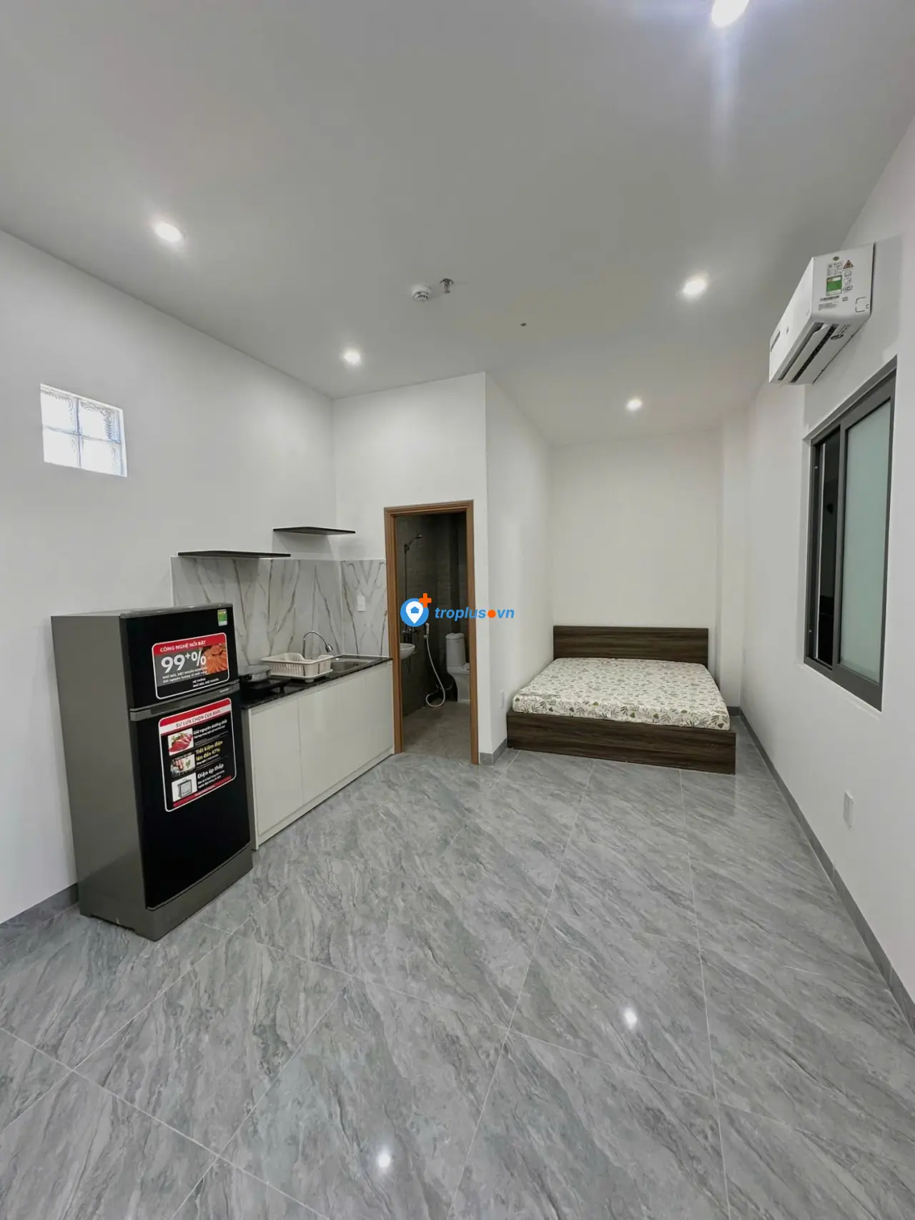 Cho thuê căn hộ mới 1 phòng ngủ tại Bầu Tràm Trung – gần Nguyễn Hữu Thọ, Phan Đăng Lưu, Đà Nẵng (4.5 triệu/tháng)