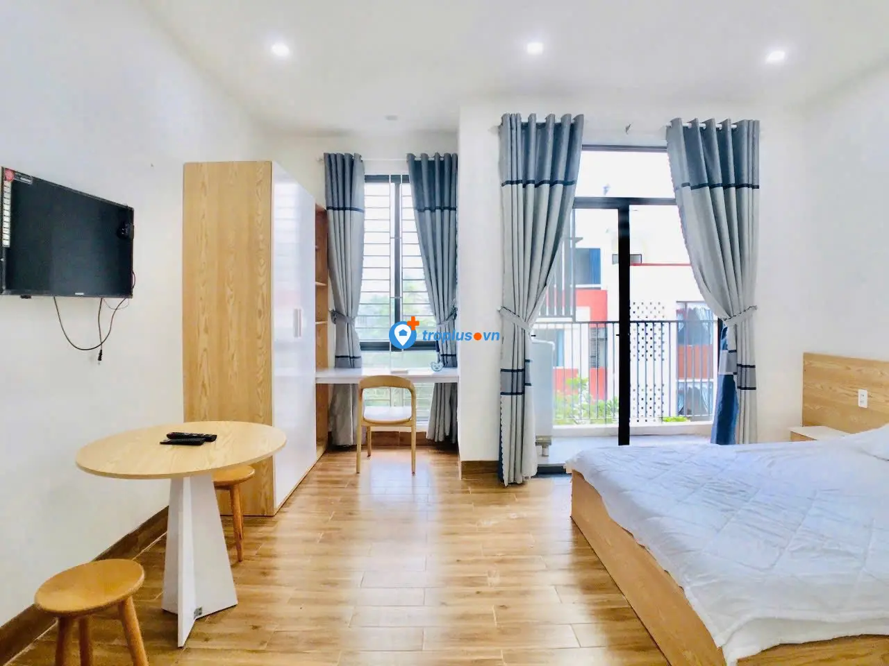 Cho thuê căn Studio 501 Trương Văn Hiến – Ngũ Hành Sơn – Đầy đủ nội thất, máy giặt riêng – Giá 5,5 triệu/tháng