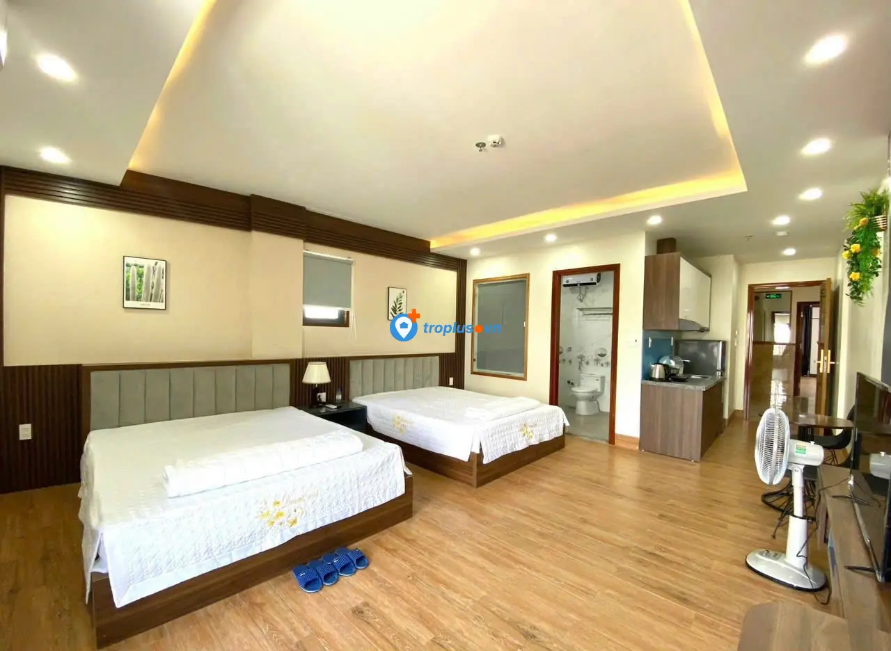 Studio view thoáng mát gần biển Mỹ Khê – Sơn Trà – Full nội thất, giặt riêng