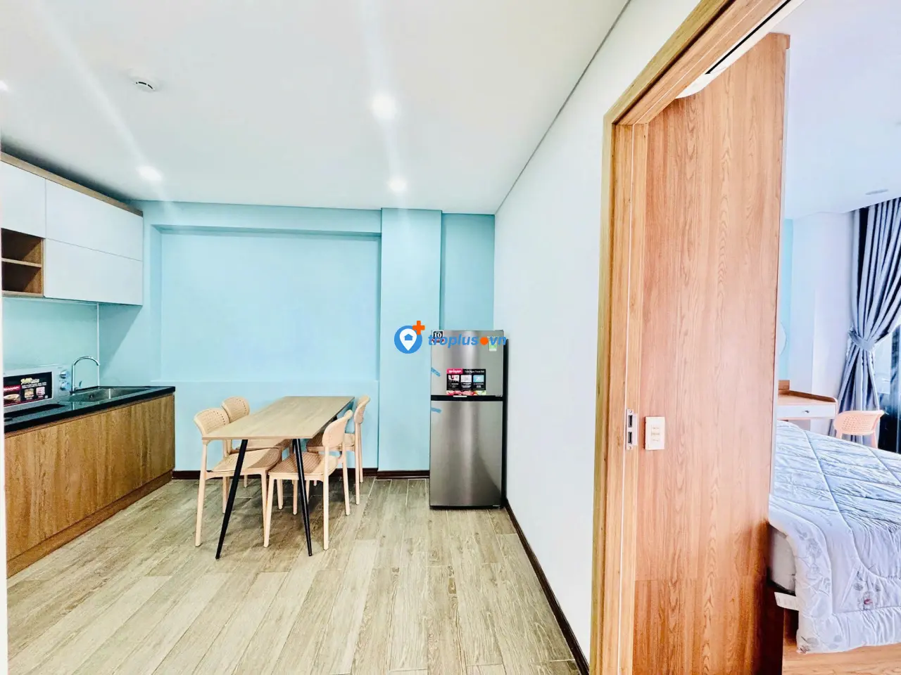 Cho thuê căn hộ 2 phòng ngủ Châu Thị Vĩnh Tế – Full nội thất cao cấp, máy giặt riêng, thoáng mát