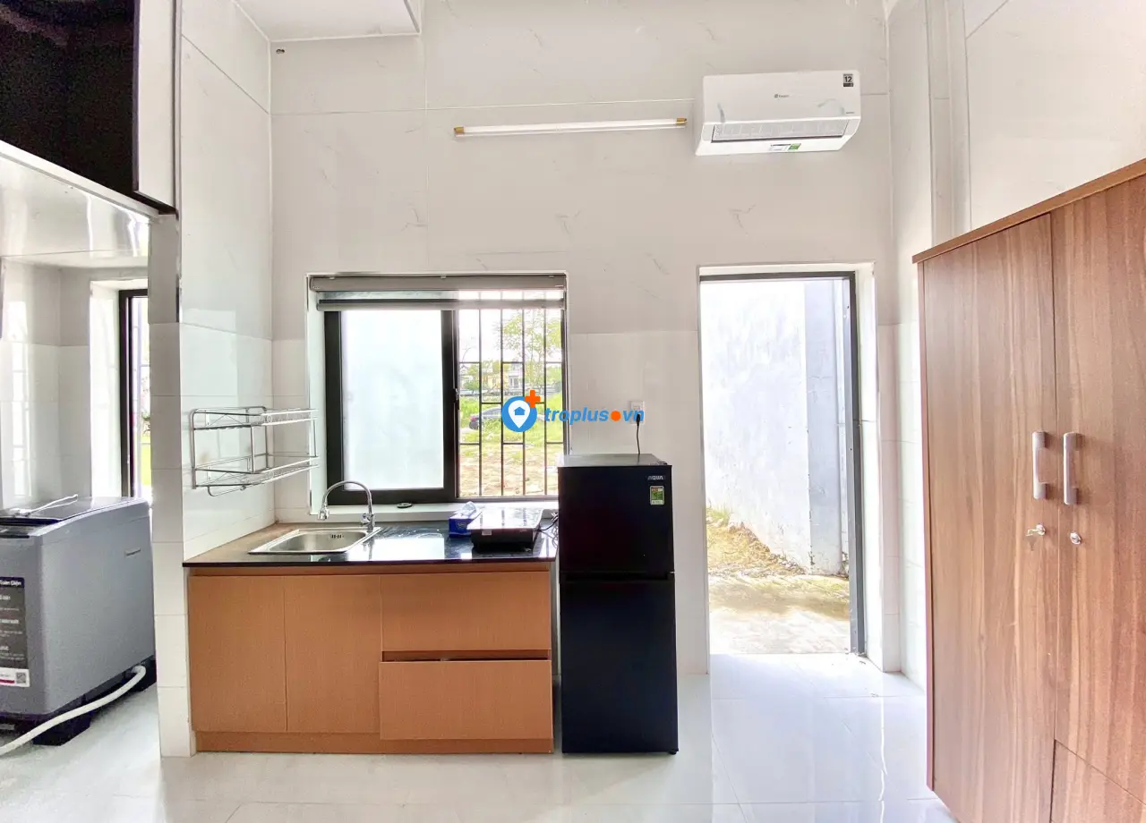 Khai trương phòng trọ full nội thất mới 100% – máy giặt riêng, thang máy, trung tâm Ngũ Hành Sơn – giá 4.7 triệu/tháng
