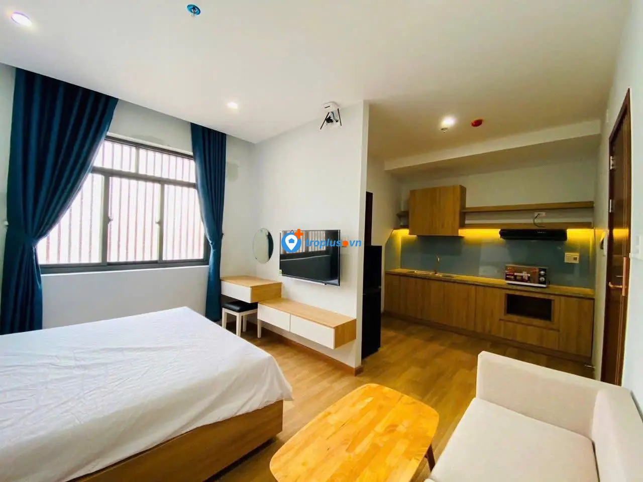 Cho thuê căn hộ studio bếp rộng – Nguyễn Đức An, Sơn Trà, Đà Nẵng – full nội thất, gần Cầu Sông Hàn, giá chỉ 5.9 triệu/tháng