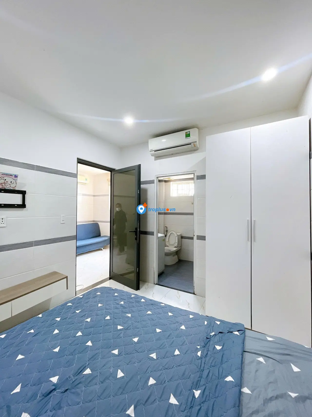 Cho thuê căn hộ 1 phòng ngủ – đường 3 Tháng 2, Hải Châu, Đà Nẵng – full nội thất, có bếp riêng, giá tốt